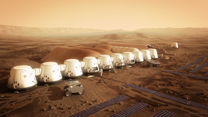 Mars One envisions that their colony on the red planet will look like this. Astronauts who make it there better get comfy—they'll never see Earth again.