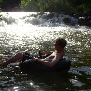 Boulder Colorado Tube to Work Day Boulder Creek Floods