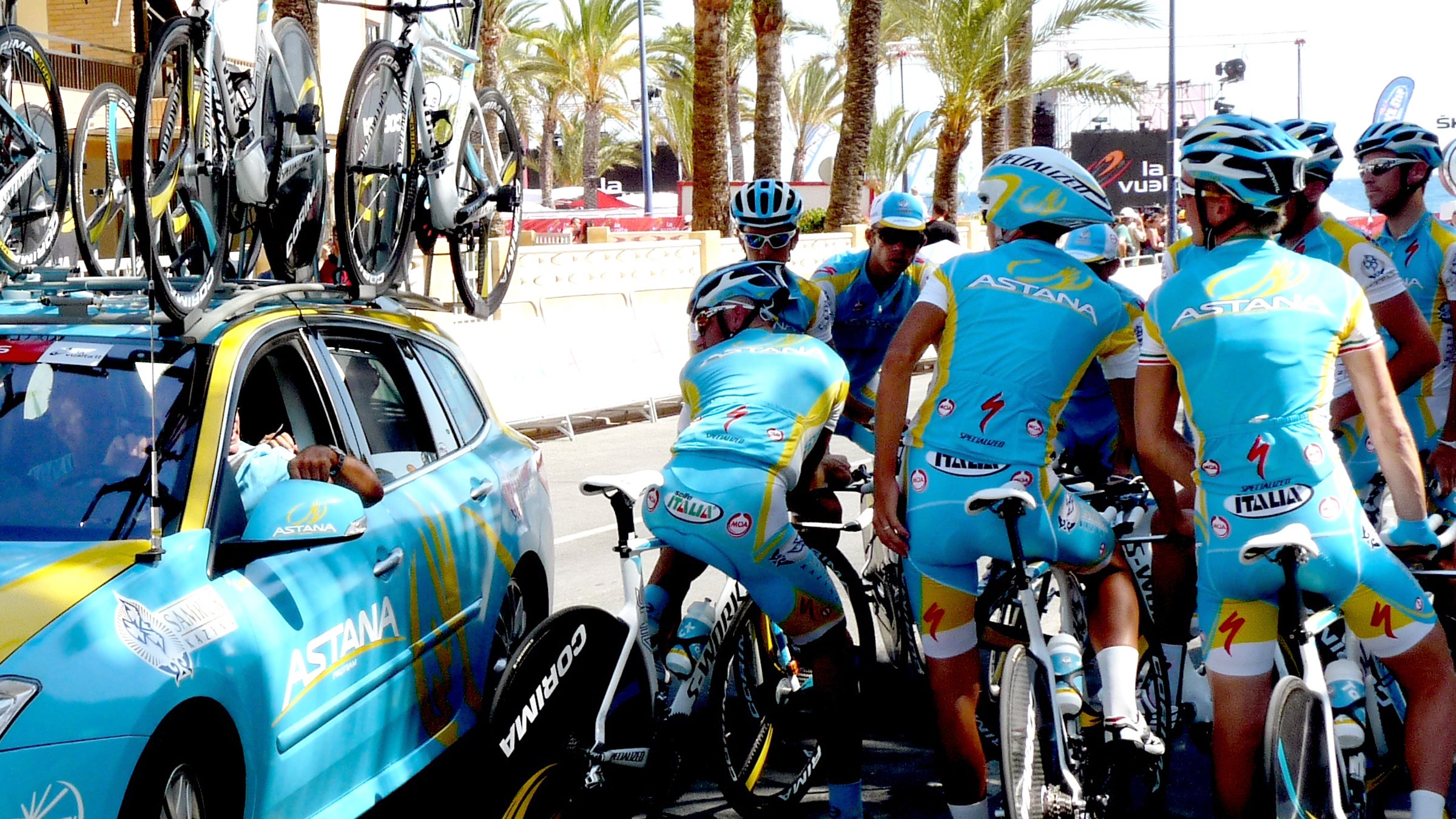 Doping Doc Visited with Team Astana