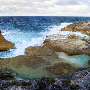 Chloe McCardel swam from Eleuthera Island (pictured) to Nassau.