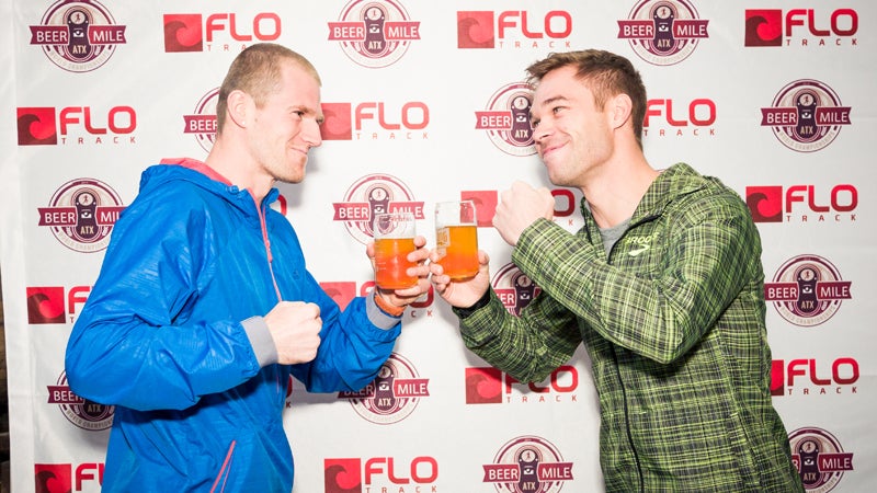 beer mile Nick Symmonds Corey Gallagher Austin FloTrack