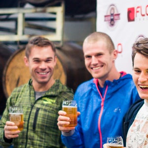 Beer Mile World Championships Austin FloTrack Nick Symmonds Corey Gallagher Elizabeth Herndon