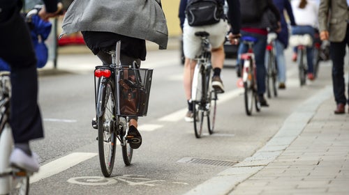 biking walking commute public transportation wellness weight loss happiness outside