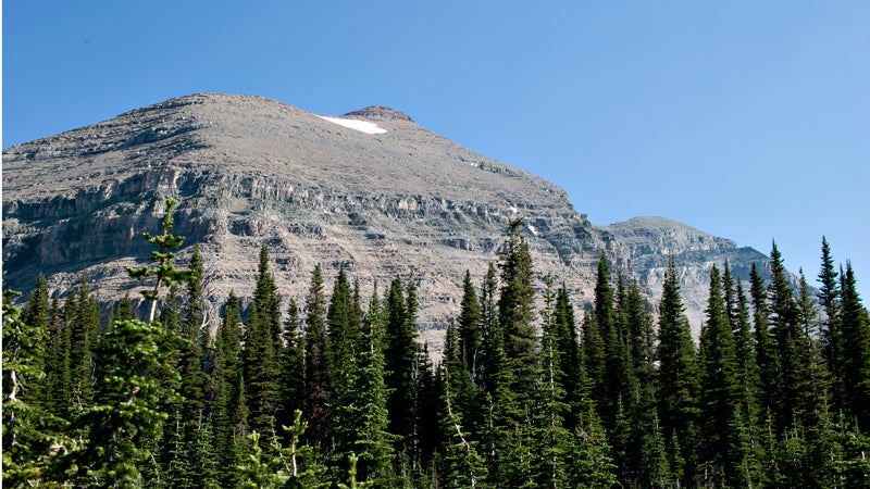 Glacier National Park BASE jumping Montana Mount Siyeh