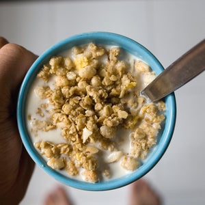 Start your day off with some coffee in your mug. Or some granola. It's your choice.