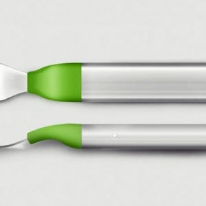 Maybe the fact that the HAPIfork is heavier than the average fork is what really slows you down from plate to palate.