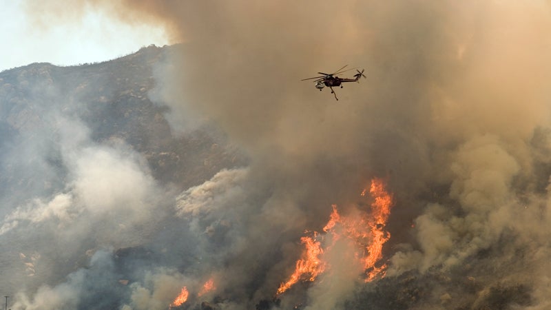 The Way fire alone has burned more than five square miles or California land.