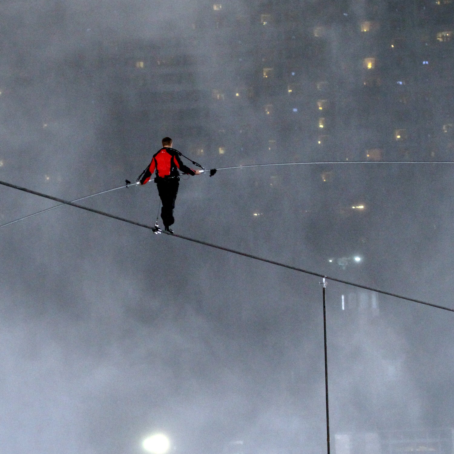 Nik Wallenda announced in September that his next stunt would take place high above Chicago.