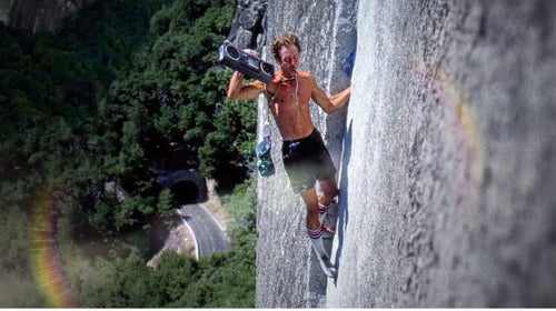 Clif may be uncomfortable with outlaw climbing culture.