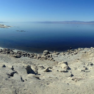 The Salton Sea remains California's biggest lake, even at its reduced levels.