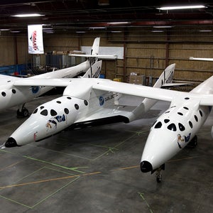 SpaceShipTwo was an experimental aircraft from Richard Branson.
