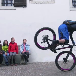 MacAskill's latest video finds him riding along the Alpe Adria Trail.