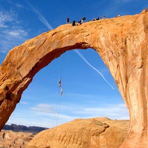 corona arch moab rope swinging