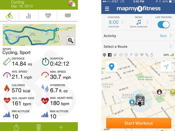 endomondo under armour mapmyfitness myfitnesspal