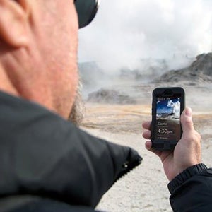 yellowstone national park app geyser