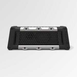 The Fugoo Bluetooth Speaker can endure drops, submersion, and the long hours of a camping trip.