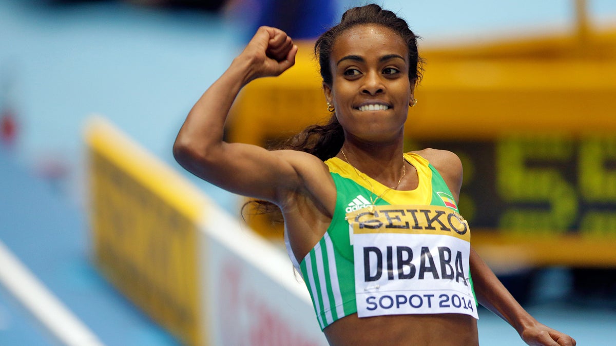 WATCH: Dibaba Breaks World Record in Metric Mile