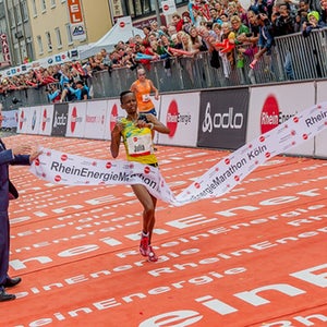 Kenyan runner Julia Mumbi Muraga won the 2014 Cologne Marathon with a time of 2:28:00.