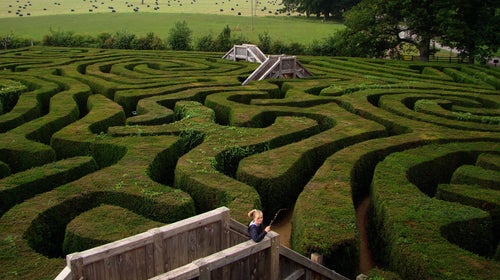 labyrinth maze outdoor stanley hotel the shining stephen king