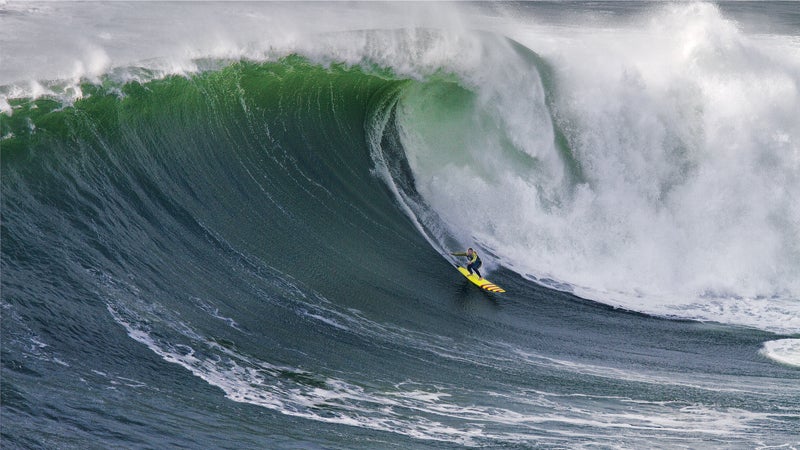 Outside May 2014 big wave Big Mama Portugal Navare McNamara ride surf