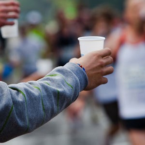 What's in that little paper cup?