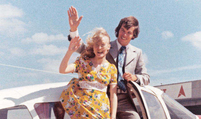 Dave Shaw flew his bride, Ann, from Perth to honeymoon at the seaside town of Albany, Australia, December 1974.