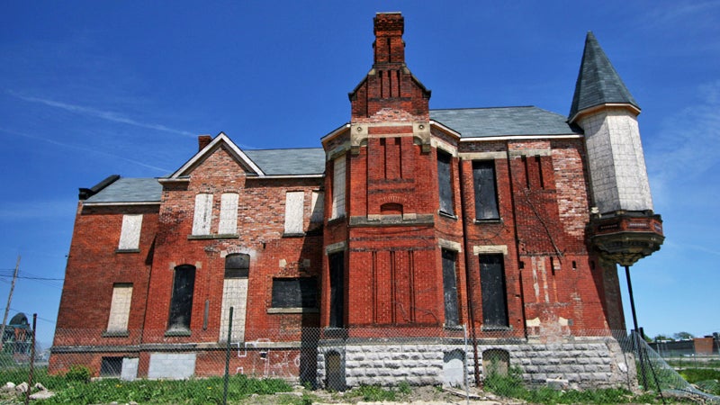 Brush Park detroit michigan abandoned abandoned house vacant lot detroit mansion mansion abandoned mansion outside magazine outside online the go list will grant decay blight victorian home the gillis house urban decay escapes