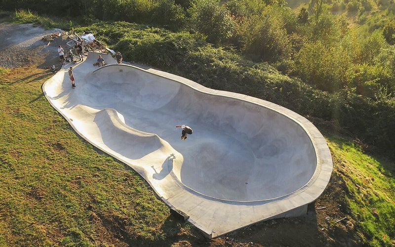 Foster Huntington #vanlife home is where you park it treehouse skatepark columbia river gorge shelter gear shed outside outside online outside magazine