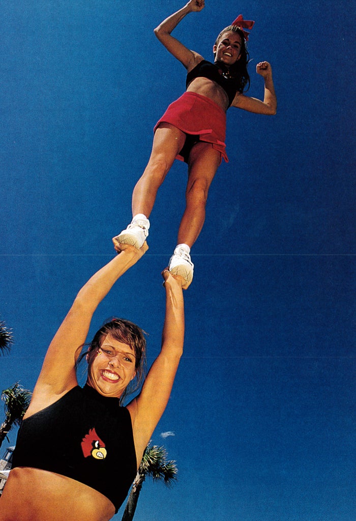 cheerleading outside WSU 1998 college best colleges