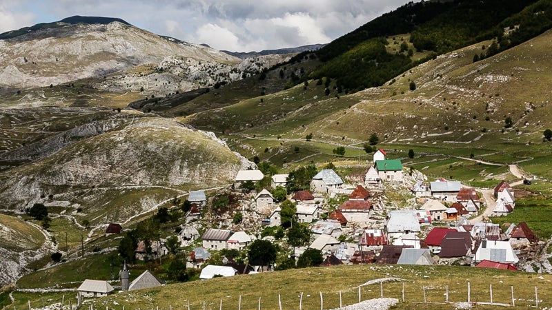 Lukomir is Bosnia and Herzegovina's highest inhabited village, located near Sarajevo on Bjelašnica Mountain. Residents still make a living here like they have for centuries: herding sheep.