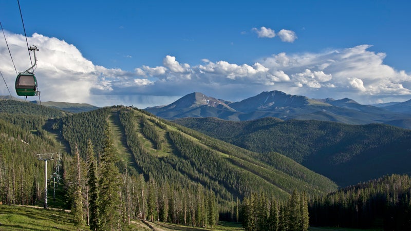 Keystone North North Peak Peak Scenics summer ski basin ski slopes summer ski resort off-season outside magazine outside online base camp keystone resort vail resorts north peak