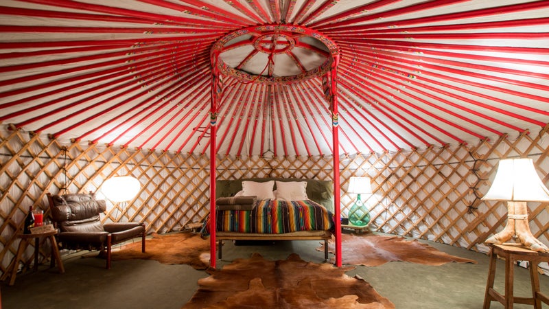 yurt marfa texas el cosmico