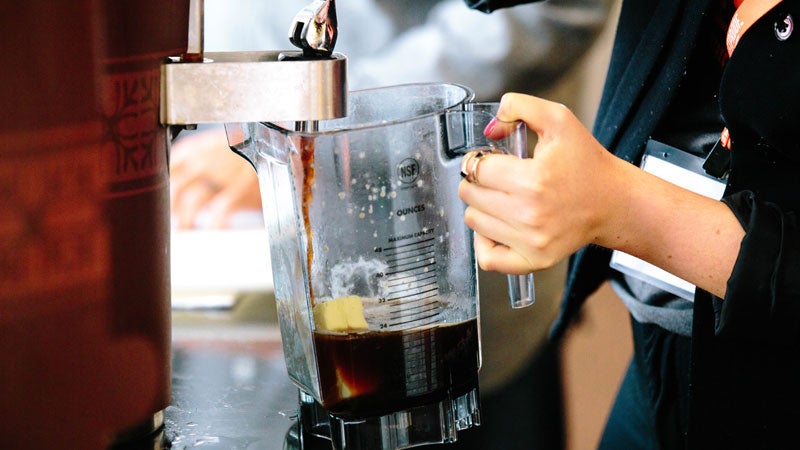 Buttery Bulletproof coffee.