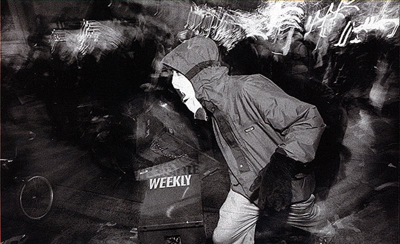 Eco-furor at the Nov 1999 anti-