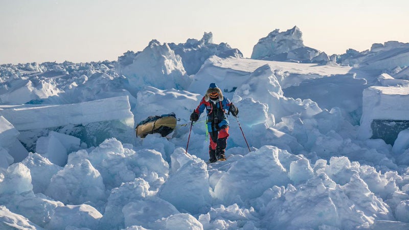 eric larsen polar explorer polar expedition patagonia ice sheet north pole expedition subzero nemo sleeping bag last north outside outside magazine outside online snow report snow channel boundary waters