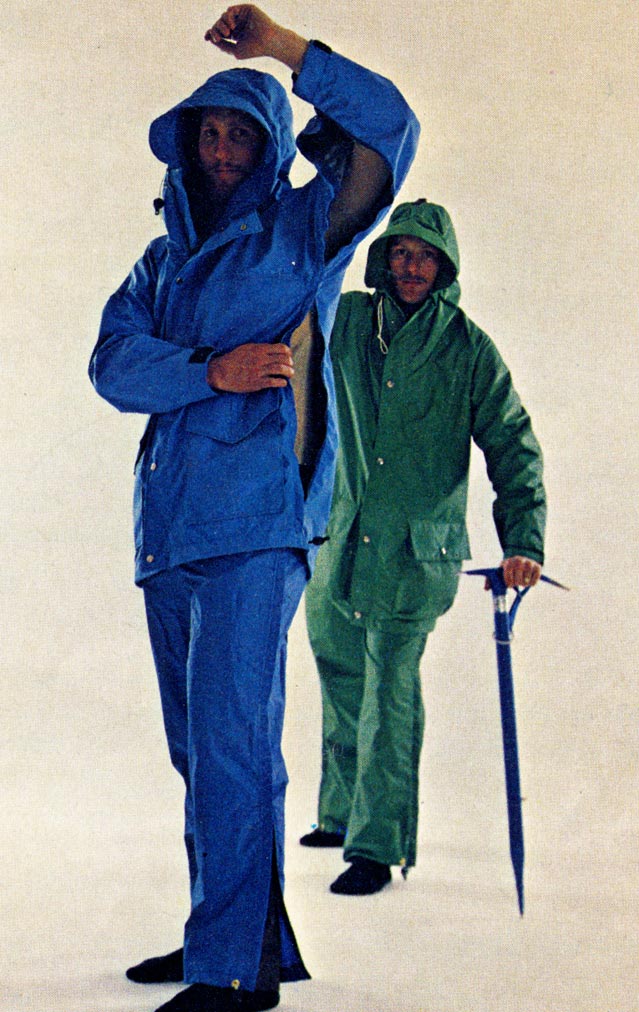 MSR rain jackets were the first to use pit zips