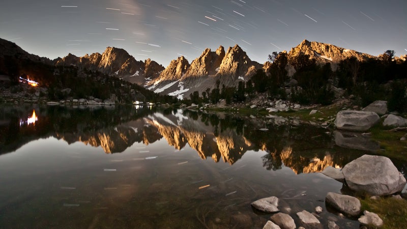 Kearsarge Pinnacles by Moonlight