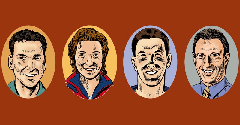 Eric Harr Jenn Varno Steve Ilg Chuck Wolf outside outside magazine fitness tips