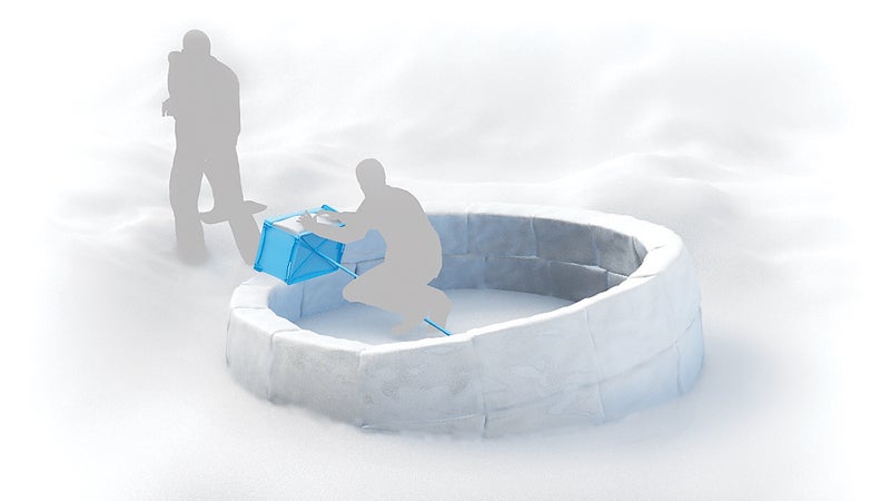 Igloo Block Building - ICEBOX® Igloo Tool, Winter Camping Gear