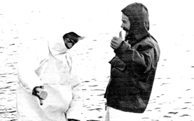 An old catalog image showing Gore-Text Rainwear
