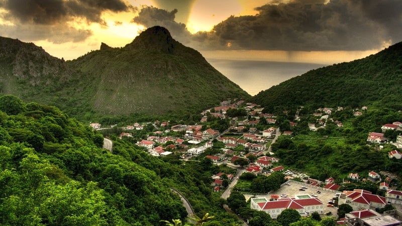 saba islands travel school of medicine mountain. nature