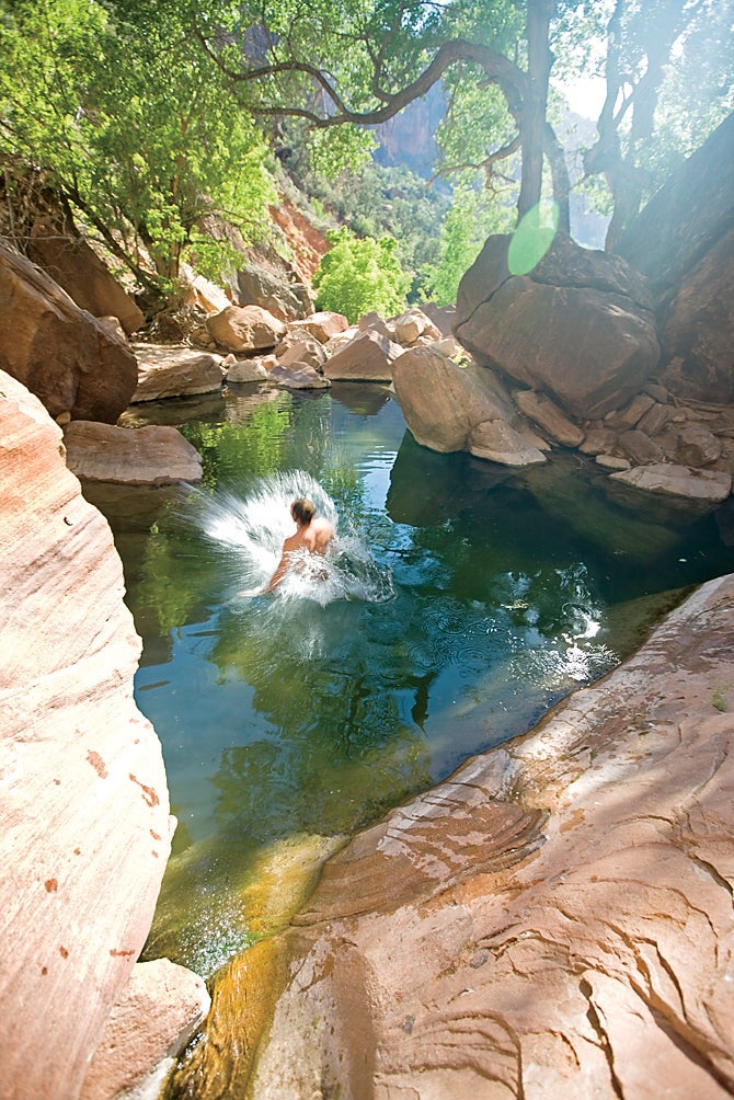 National Park Pine Creek Zion Zion National Park utah outside magazine outside online road trip