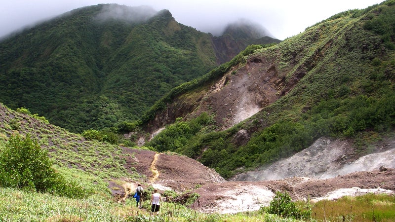 valley of desolation dominica west indies travel