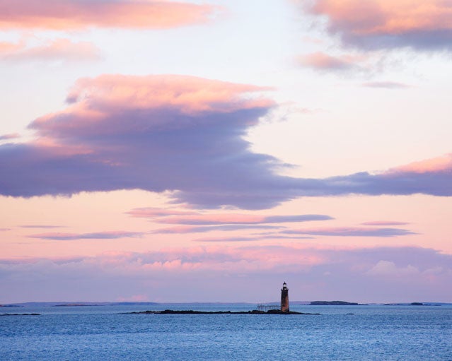 The Maine coast