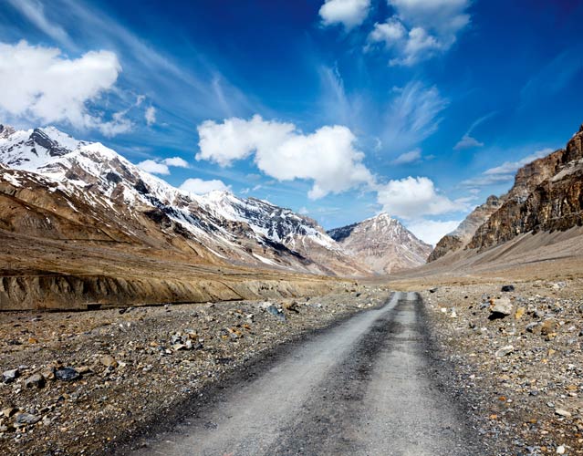 Himalayan mountain road