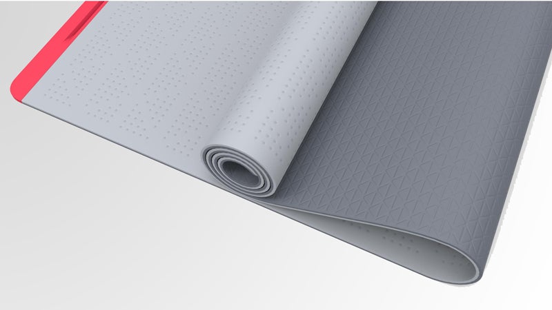 SmartMat Outside Yoga downward dog practice fitness computer