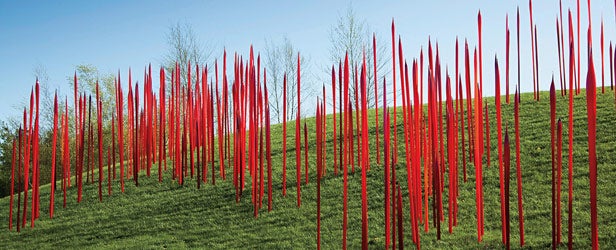 Dale Chihuly sculptures