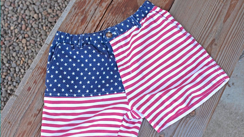 Chubbies 'Mericas Shorts chubbies tailgating fourth of july summer celebration independence day fireworks american made made in america outside outside magazine outside online