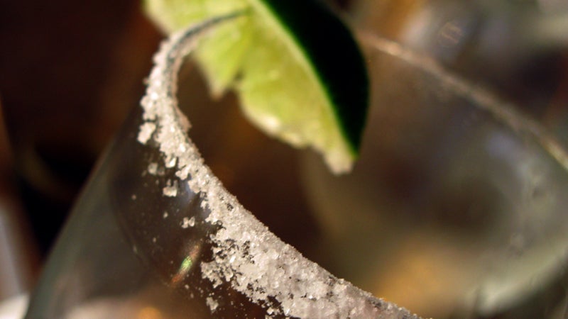 drink fruit glass lime margarita salt