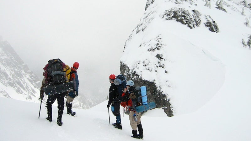 mount ellinor washington winter hiking